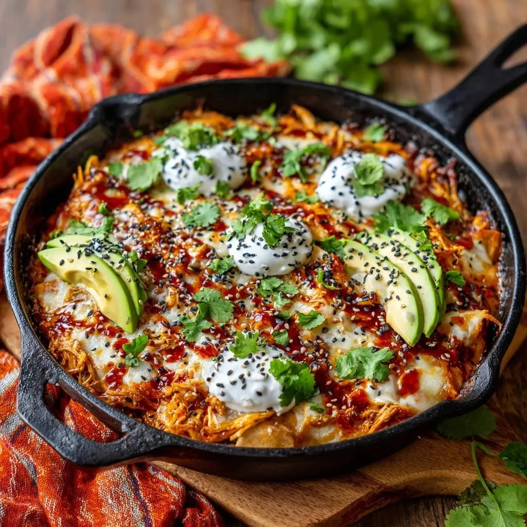Rotisserie Chicken's Secret for Perfect Skillet Enchiladas